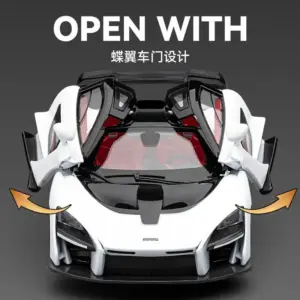 McLaren Senna 1:24 Diecast Model in Black 12 S5d39b4cfdb8748a88a7cbac428c91a5a6
