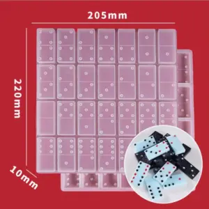 Silicone Domino Mold 22x20cm for Crafts 8 S5d7618f20f324b11949be545abc48b0by