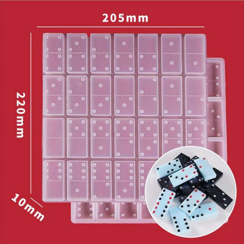 Silicone Domino Mold 22x20cm for Crafts 4 Silicone Domino Mold 22x20cm for Crafts - Image 4