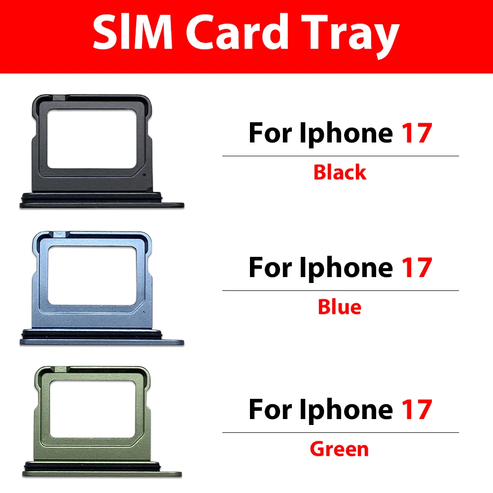 iPhone 17 Replacement SD Card Tray in Black, Blue, Green, Purple, White 2 iPhone 17 Replacement SD Card Tray in Black, Blue, Green, Purple, White - Image 2