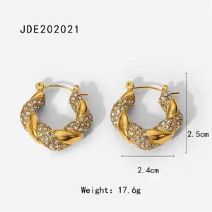 Stainless Steel Geometric Hoop Earrings Collection 18 S5d8fcfe56e984ecfb1beebde08300bc6F