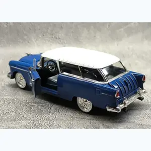 1955 Blue and White Die-Cast Car Model 7 S5dbdefe71508485e8f9df65da65b77a89