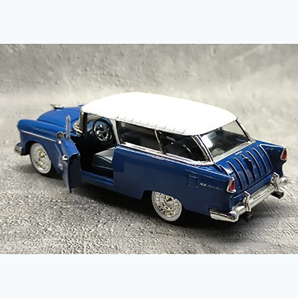 1955 Blue and White Die-Cast Car Model 3 1955 Blue and White Die-Cast Car Model - Image 3