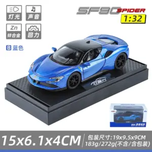 Ferrari SF90 1:32 Diecast Model Car 16 S5dc7753e87ad47f49bf6d61ec2d75f81m 3
