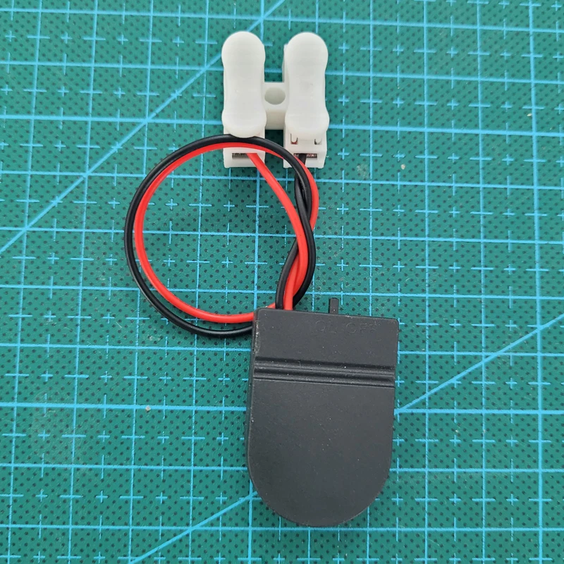 CR2032 Battery Holder with Switch—3V/6V Compatible 2 CR2032 Battery Holder with Switch—3V/6V Compatible - Image 2