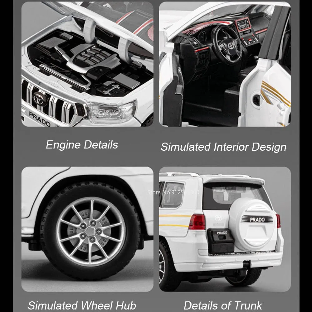 RC Lexus LX570 Prado 1:24 Scale Luxury SUV 2 RC Lexus LX570 Prado 1:24 Scale Luxury SUV - Image 2