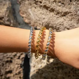 Stainless Steel Gold Spiral Bangle for Women