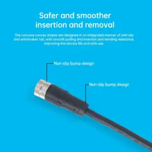 Waterproof M12 Aviation Connector, 4/5/8/12-Pin 8 S5dd6fd42d2464c12bc83ef4442472522t