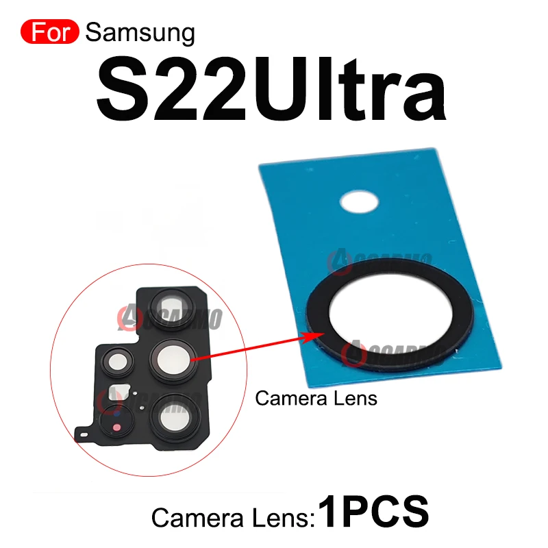 Samsung Galaxy S22 Ultra Rear Camera Lens Set 6 Samsung Galaxy S22 Ultra Rear Camera Lens Set - Image 6