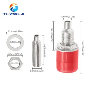 Five Insulated Banana Plug Sockets Set 15 S5de4bea7db7640458f5af9a77ee90ff53