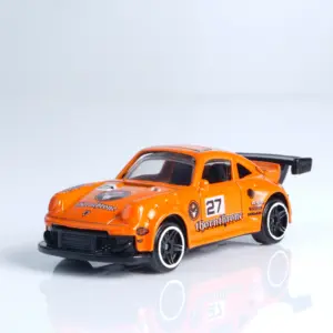 Vibrant 1:64 Orange Die-Cast Racing Car 8 S5dee9edbf2a848838d025926e8789262d