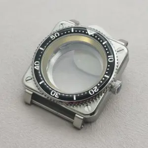 42mm Silver Pilot Watch Case for Automatic Movements 16 S5e063013ef914481824fa909f943291fB
