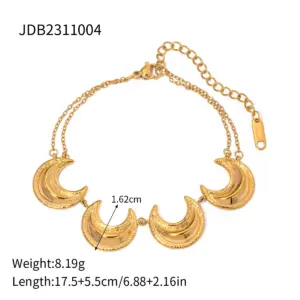 Stainless Steel Crescent Moon Necklace for Women 13 S5e130f5f34c24b0cba868b10af474926u
