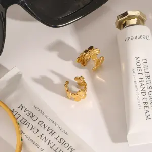 Stainless Steel Floral Clip Earrings 13 S5e3135a4fc844d24b0a86dd97c9eb2619