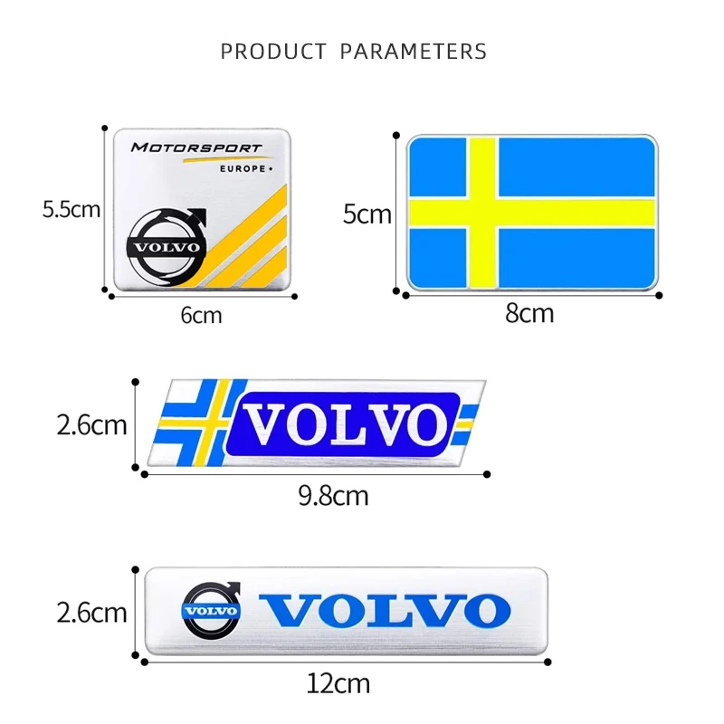 Polestar 12cm x 2.6cm Aluminum Trunk Logo Sticker 2 Polestar 12cm x 2.6cm Aluminum Trunk Logo Sticker - Image 2
