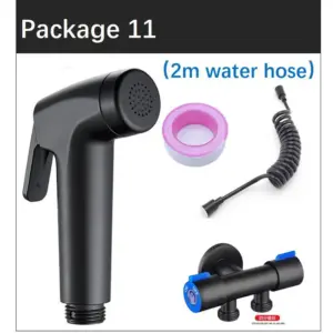 Black Handheld Bidet with G1/2" Connection 16 S5e4924299e5b4dbbaefebd8ff7dd5ca6I