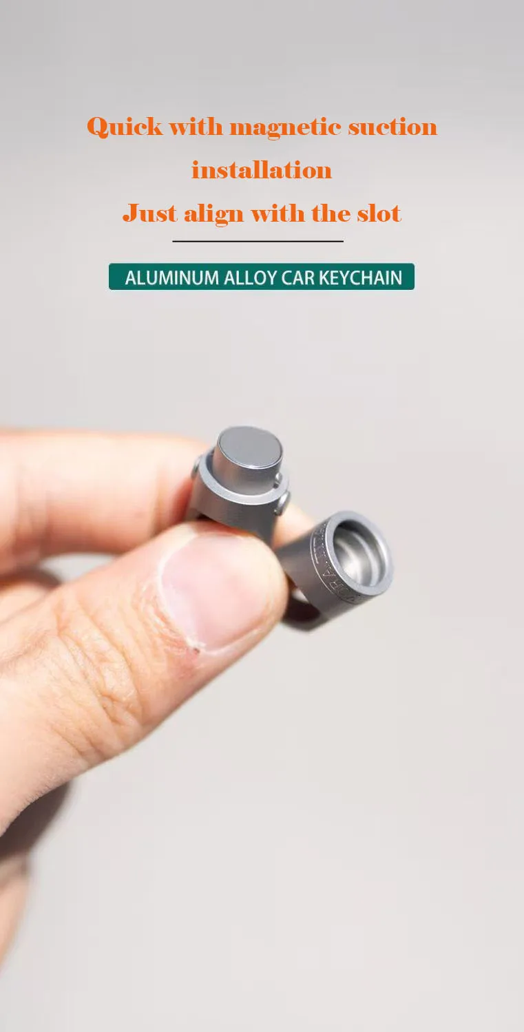 Mini Aluminum Alloy Rotating Keychain Buckle 4 Mini Aluminum Alloy Rotating Keychain Buckle - Image 4