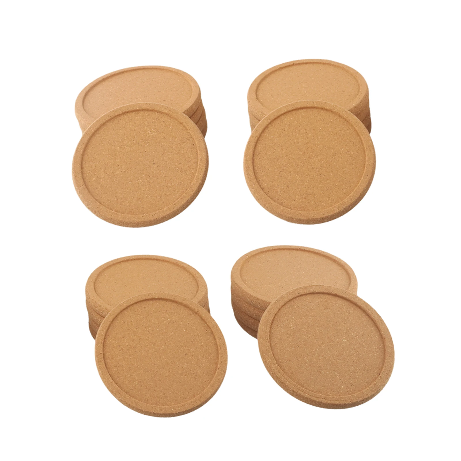Natural Cork Coasters Set for Home & Office 3 Natural Cork Coasters Set for Home & Office - Image 3