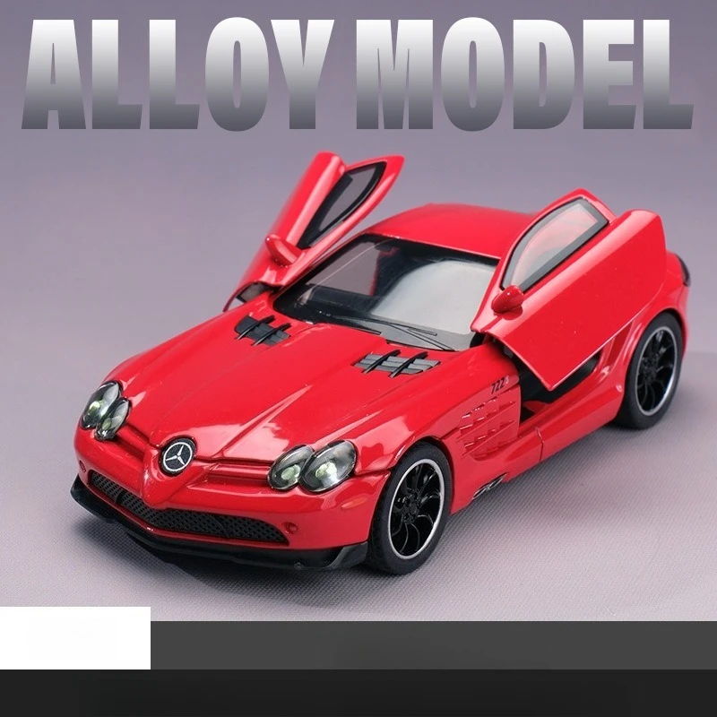 Silver 1:32 Scale Diecast Supercar Model 7 Silver 1:32 Scale Diecast Supercar Model - Image 7