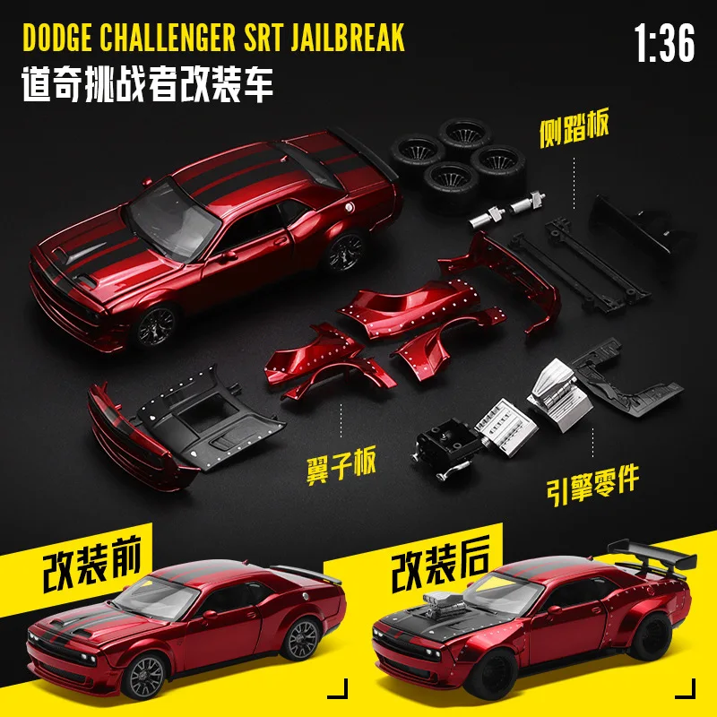 1:36 Dodge Challenger Diecast Model 8 1:36 Dodge Challenger Diecast Model - Image 8