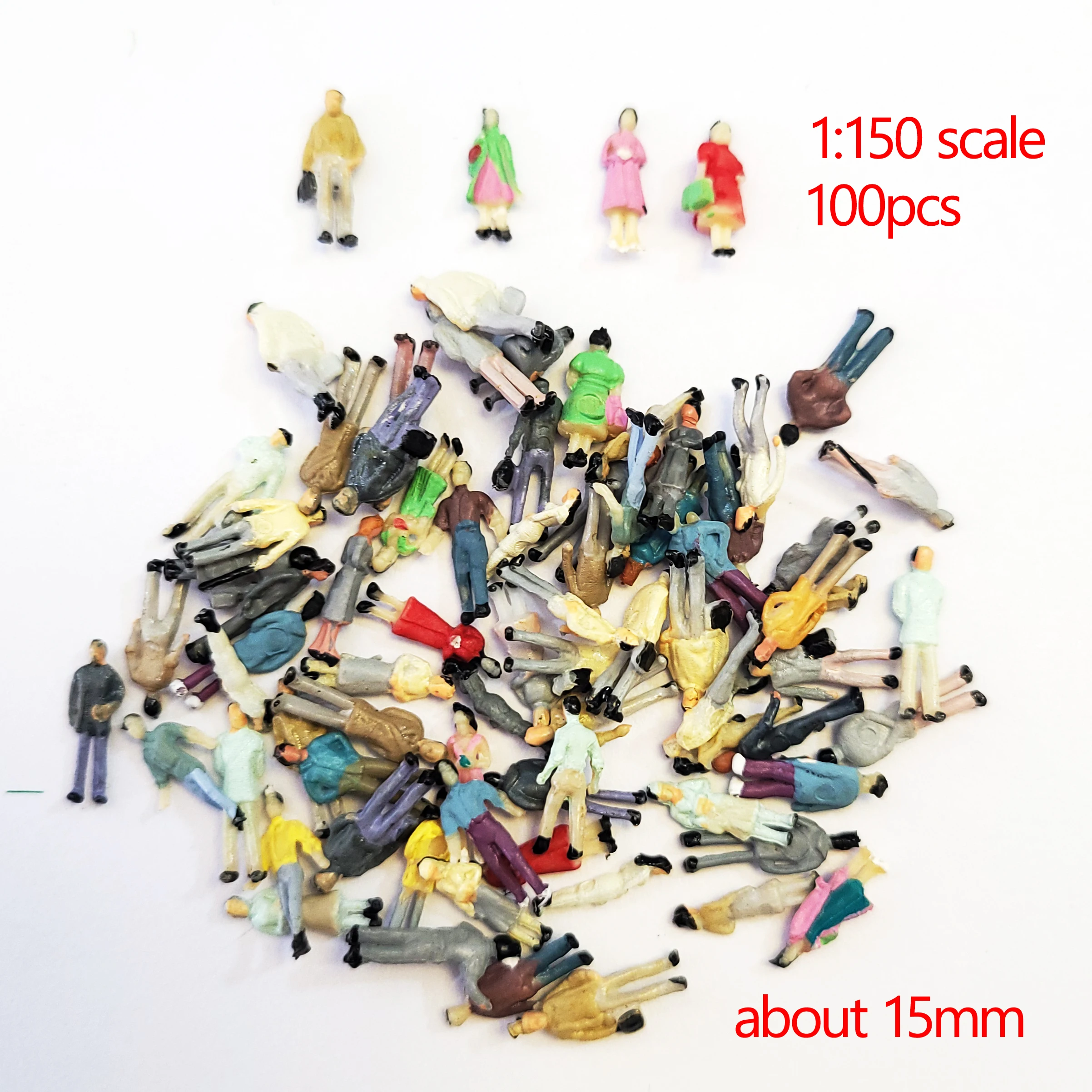 HO Scale Miniature Figures Set with 20+ Poses 7 HO Scale Miniature Figures Set with 20+ Poses - Image 7