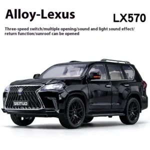 White Lexus LX570 1:18 Scale Diecast Model 15 S5e94d9a08d8640d3a91d10d3192d1261P