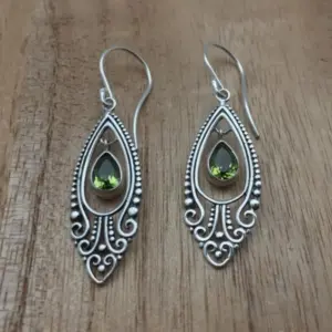 Vintage Silver and Green Waterdrop Earrings 5 S5e9fe6a625704f16beb3c59fb5fd82b7f