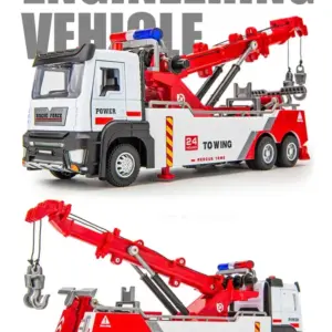 Alloy Rescue Tow Truck Model 21.5cm