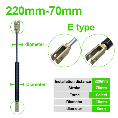 18x8 Model Gas Spring with 50N-500N Force 8 18x8 Model Gas Spring with 50N-500N Force - Image 8