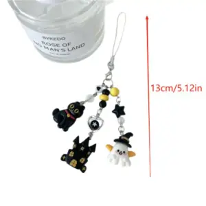 Halloween Ghost Keychain with Beads 15 S5eb3253c20604bd0990ea0463b5644111
