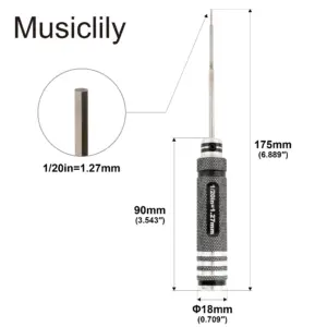 Precision Hex Screwdriver for Guitar Tuning 11 S5ecea8b753f14ec4aacb8084d6cedfd9E