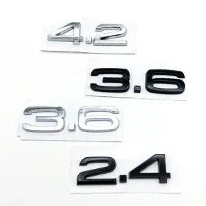 Sleek 3D Car Emblem Badge Set for Vehicles 12 S5ee0d0b522f34caaac38e3c290412db2v