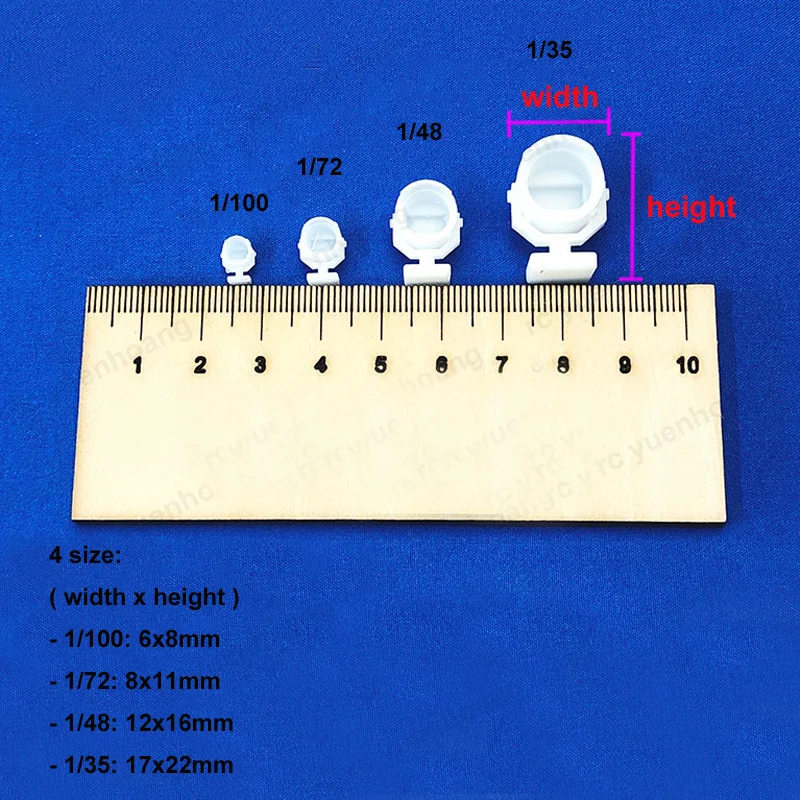 Resin Searchlight Cup Set for Scale Models 2 Resin Searchlight Cup Set for Scale Models - Image 2
