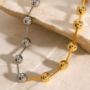 Modern Stainless Steel Beaded Necklace for Men 9 S5efb442a5008465c8c34ef5283a3bf88C