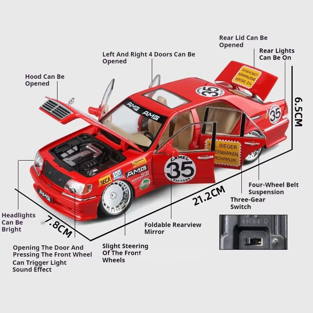 1:24 Scale Classic Race Car Model 3 1:24 Scale Classic Race Car Model - Image 3