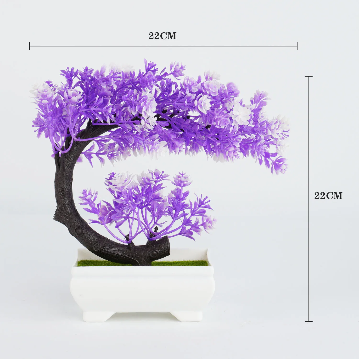 Artificial Bonsai Tree with Purple Flowers 4 Artificial Bonsai Tree with Purple Flowers - Image 4