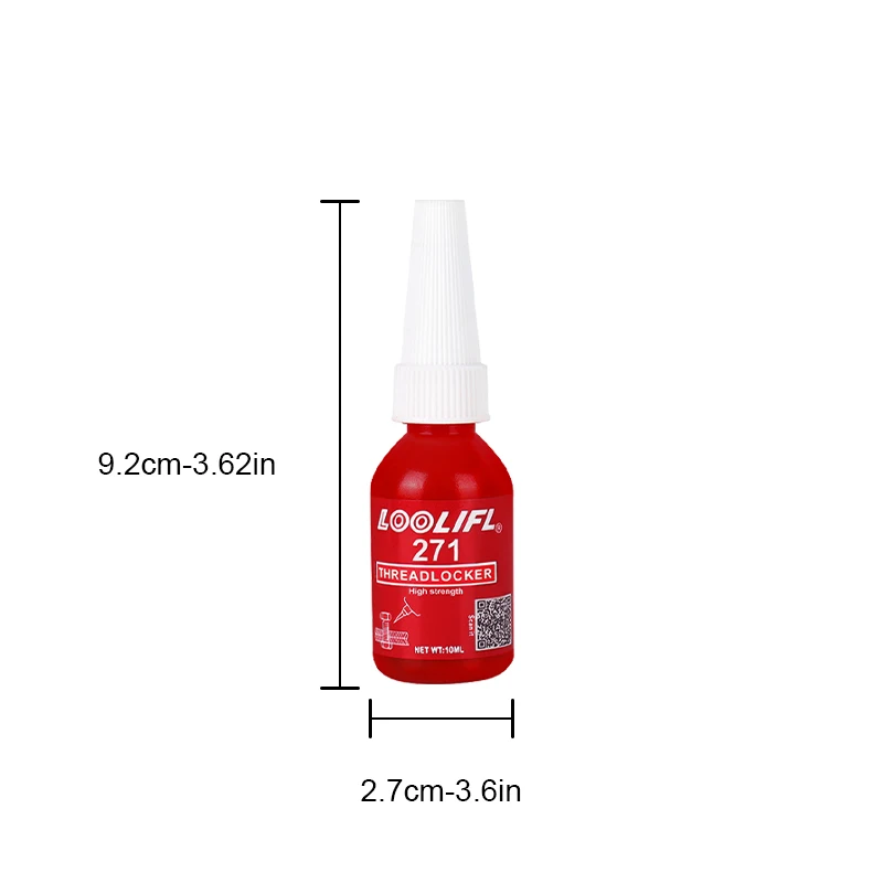 High-Strength Red Threadlocker Adhesive 10ml 6 High-Strength Red Threadlocker Adhesive 10ml - Image 6