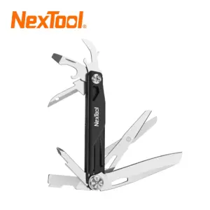 Multitool Mini 12-in-1 Stainless Steel Black 13 S5f43dc197fc14a9ea163f929dd43d36fd