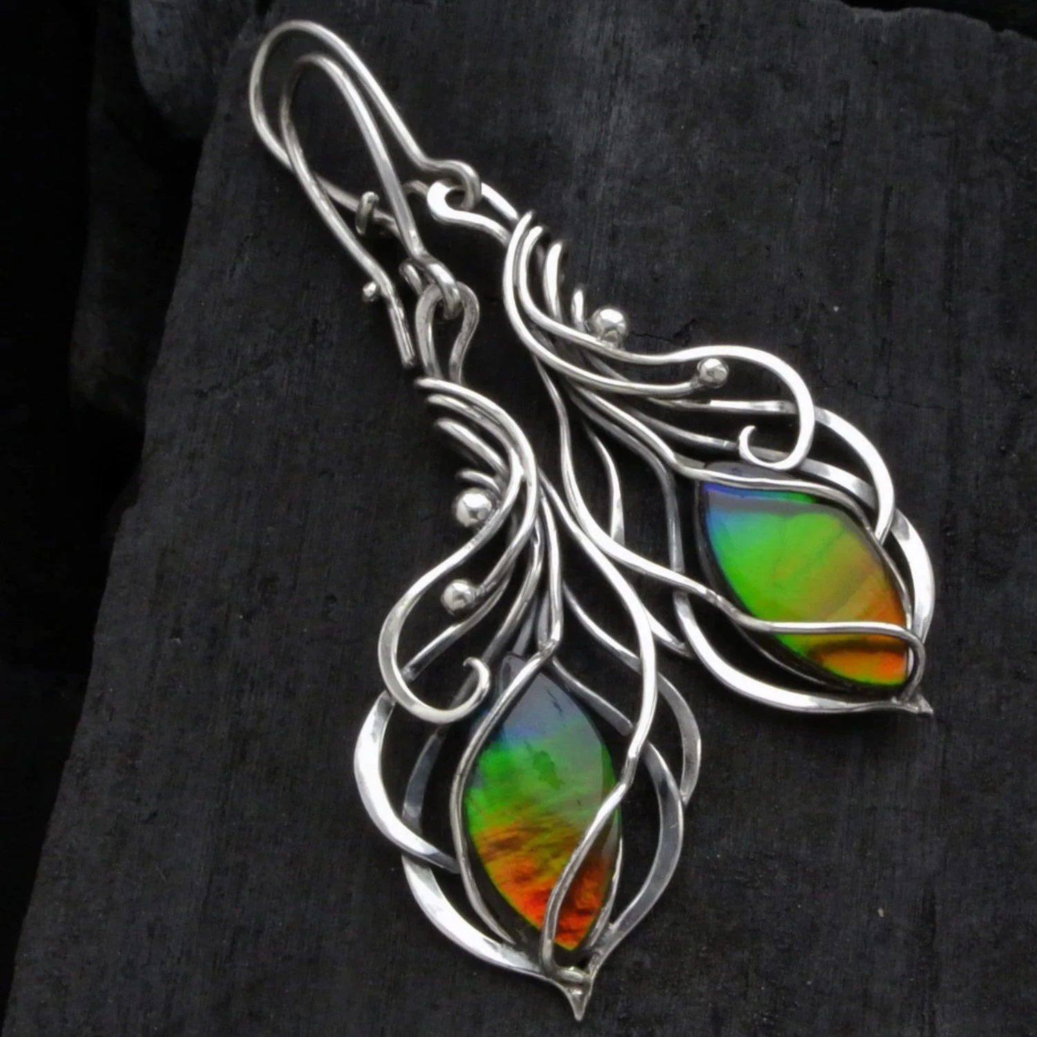 Elegant Green Cubic Zirconia Drop Earrings 2 Elegant Green Cubic Zirconia Drop Earrings - Image 2