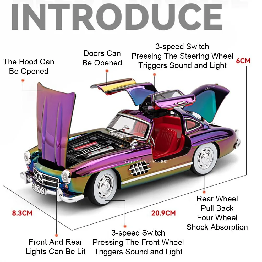 1:24 Scale Diecast Car Model Collection 3 1:24 Scale Diecast Car Model Collection - Image 3