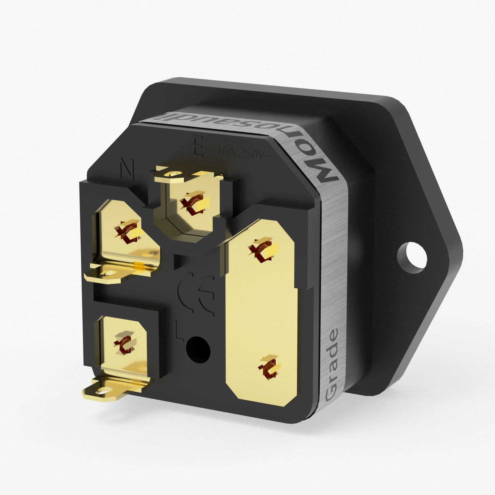 IEC C14 Socket IF76G/R with Pure Copper Contacts 5 IEC C14 Socket IF76G/R with Pure Copper Contacts - Image 5