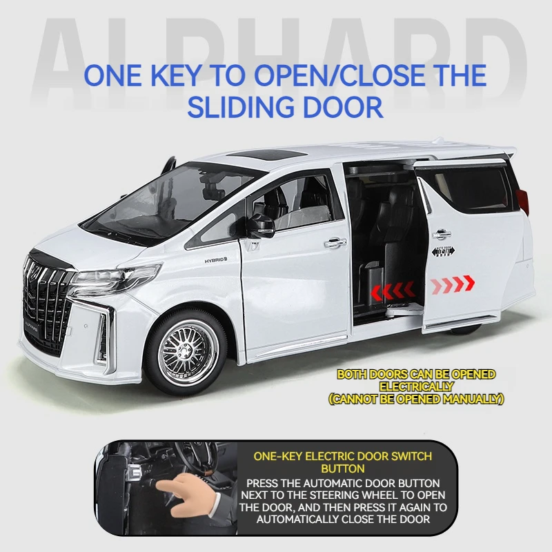 1/18 Toyota Alphard MPV Diecast Model 4 1/18 Toyota Alphard MPV Diecast Model - Image 4