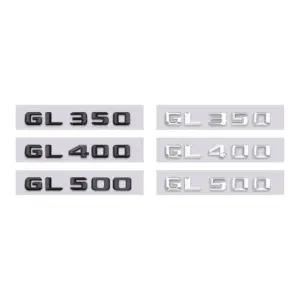 Mercedes-Benz GL Badge Sticker for Models GL350 GL400 GL500 8 S5f73477adb784276b50851cffa582dbbX