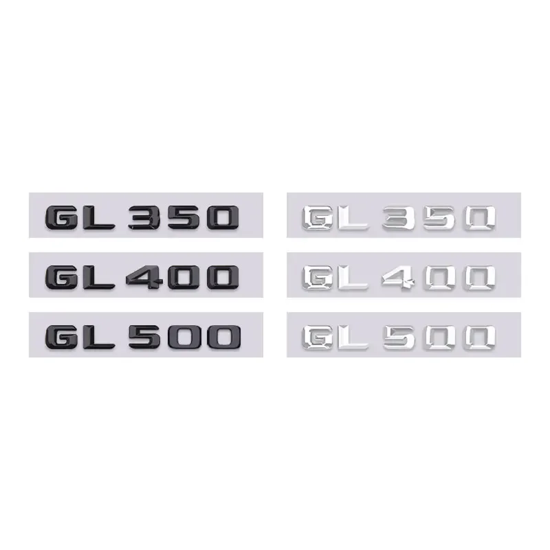 Mercedes-Benz GL Badge Sticker for Models GL350 GL400 GL500 2 Mercedes-Benz GL Badge Sticker for Models GL350 GL400 GL500 - Image 2