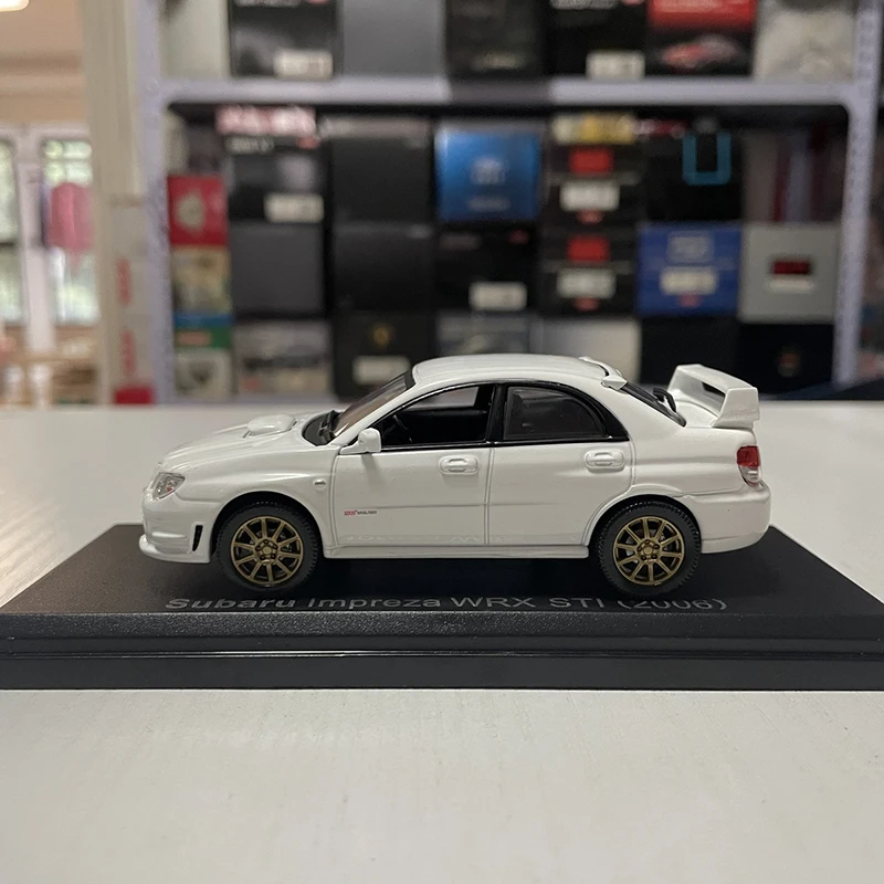 White 1:43 Scale Impreza WRX STI Diecast Model 2 White 1:43 Scale Impreza WRX STI Diecast Model - Image 2
