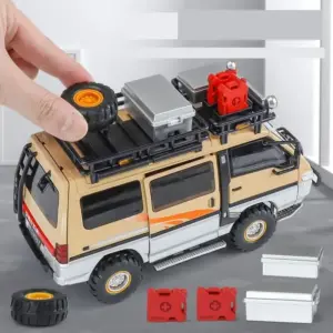 1:24 Mitsubishi Delica Camping Van Diecast Model 10 S5fbc6ab0ec454652b04b847b96d24546n
