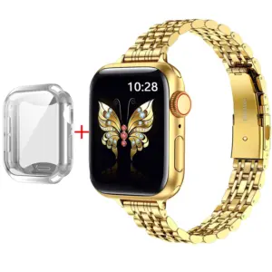 Stainless Steel Compatible with Apple Watch Series 6-10 19 S5fc42733843749b5b9a8a19f593476eex