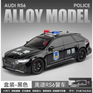 1:24 Audi RS6 Police Model Car 10 S5fd2a3c5832544b98610a80ff2300a90Y