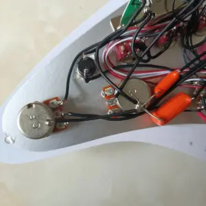 Premium Strat-Style Pickguard with Wiring Kit 15 S5fdf179177374dfcacdbfaf6c7bd913a9