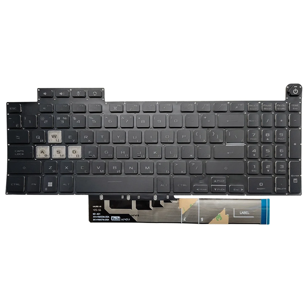 Asus TUF Gaming Keyboard Replacement FX507, FA507 2 Asus TUF Gaming Keyboard Replacement FX507, FA507 - Image 2